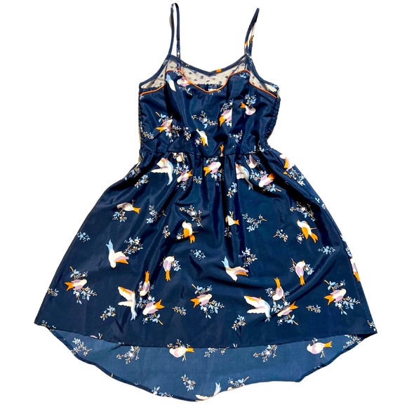 Xhilaration Little Birds Navy Blue Sundress - Picture 2 of 5